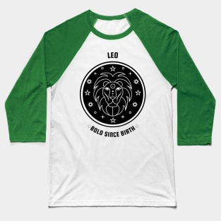 Leo ♌🦁 Bold Since Birth Zodiac Sign Astrological Sign Horoscope Baseball T-Shirt